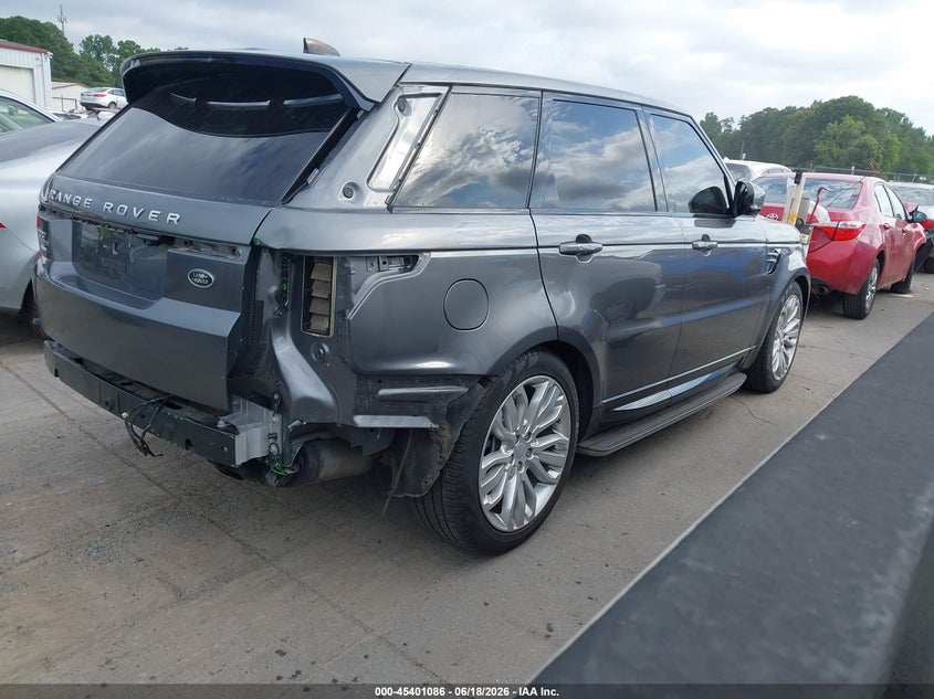 2019 Land rover Range rover sport VIN SALWR2RV6KA845693 IAAI salvage auction — REAR END, Salvage Title, sold $15,100 on 2026-08-22 (photo 4)