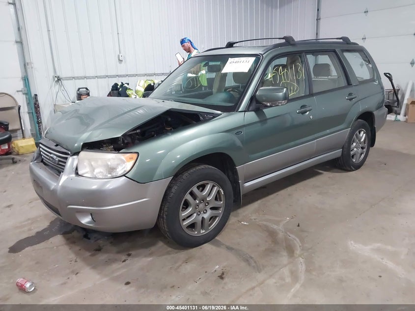 2008 Subaru Forester VIN JF1SG67638H701958 IAAI salvage auction — FRONT END, Parts Only Bos (Minnesota), sold $300 on 2026-07-15 (photo 2)