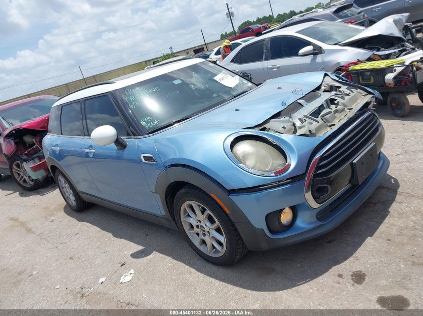 2016 Mini Clubman VIN WMWLN5C50G2E30578 IAAI salvage auction — FRONT END, Original (Texas), sold $1,250 on 2026-08-10 (photo 1)