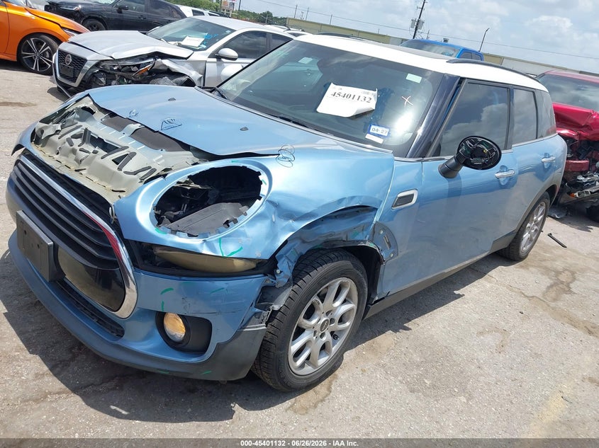 2016 Mini Clubman VIN WMWLN5C50G2E30578 IAAI salvage auction — FRONT END, Original (Texas), sold $1,250 on 2026-08-10 (photo 2)