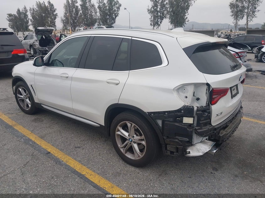 2021 BMW X3 VIN 5UXTY3C00M9G04041 IAAI salvage auction — FRONT END, Salvage (California), sold $8,600 on 2026-07-07 (photo 3)