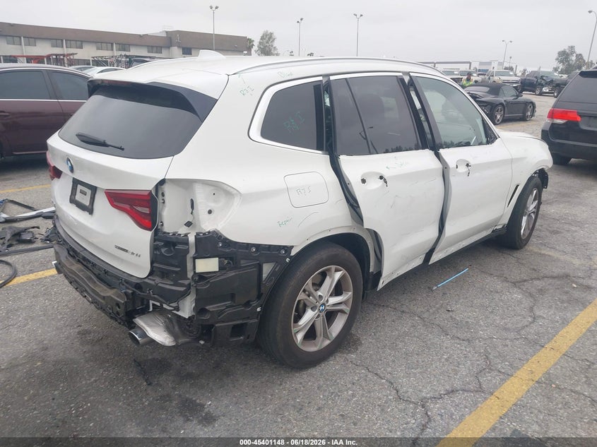 2021 BMW X3 VIN 5UXTY3C00M9G04041 IAAI salvage auction — FRONT END, Salvage (California), sold $8,600 on 2026-07-07 (photo 4)