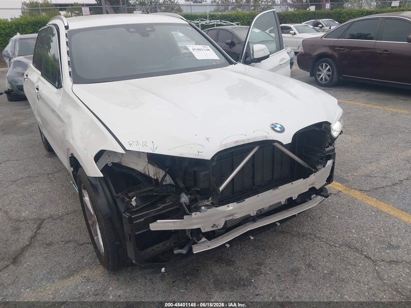 2021 BMW X3 VIN 5UXTY3C00M9G04041 IAAI salvage auction — FRONT END, Salvage (California), sold $8,600 on 2026-07-07 (photo 6)