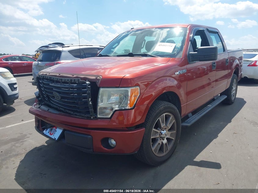 2014 Ford F-150 VIN 1FTFW1CF8EKF50928 IAAI salvage auction — FRONT END, Salvage Title, sold $2,900 on 2026-07-31 (photo 2)