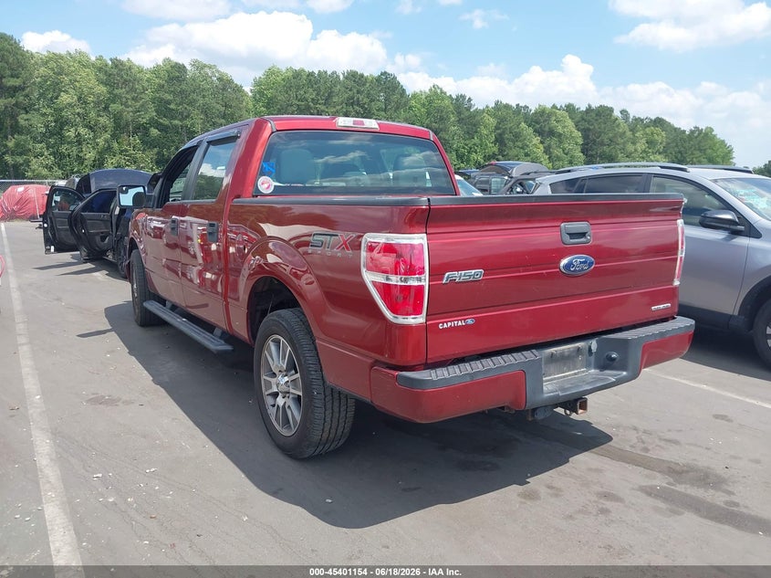 2014 Ford F-150 VIN 1FTFW1CF8EKF50928 IAAI salvage auction — FRONT END, Salvage Title, sold $2,900 on 2026-07-31 (photo 3)