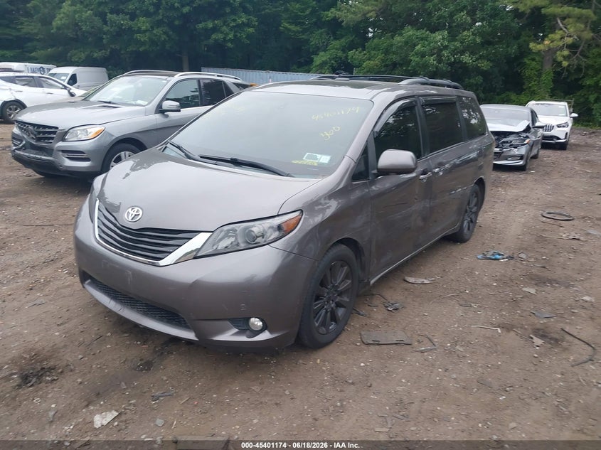 2011 Toyota Sienna VIN 5TDDK3DC8BS028646 IAAI salvage auction — SIDE, Mv-907A (New York), sold $2,200 on 2026-07-28 (photo 2)