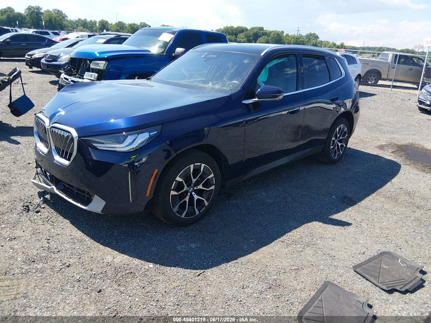 2025 BMW X3 VIN 5UX53GP03S9Y63867 IAAI salvage auction — RIGHT FRONT, Salvage Title, sold $17,100 on 2026-07-27 (photo 2)