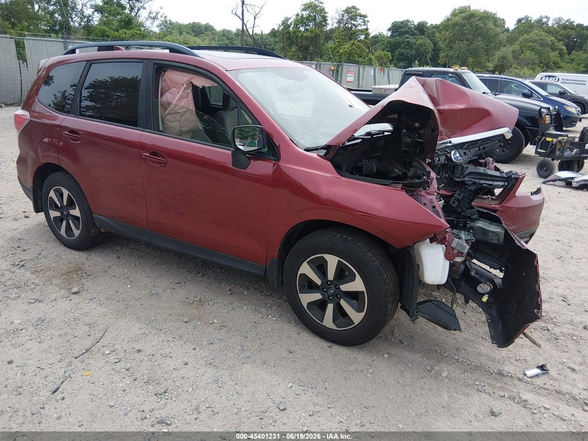 2017 Subaru Forester VIN JF2SJAEC7HH400859 IAAI salvage auction — FRONT END, Salvage (New Jersey), sold $25 on 2026-07-28 (photo 1)