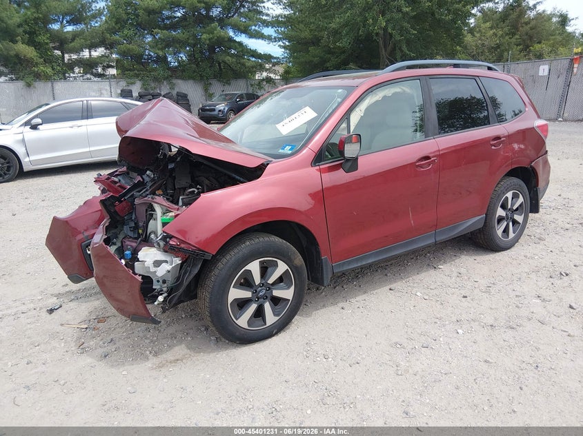 2017 Subaru Forester VIN JF2SJAEC7HH400859 IAAI salvage auction — FRONT END, Salvage (New Jersey), sold $25 on 2026-07-28 (photo 2)