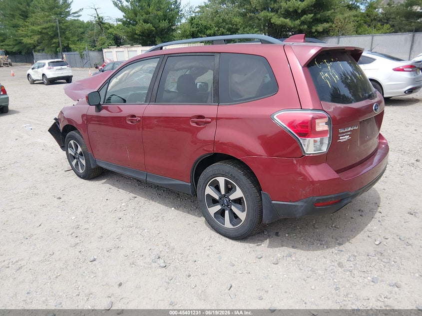 2017 Subaru Forester VIN JF2SJAEC7HH400859 IAAI salvage auction — FRONT END, Salvage (New Jersey), sold $25 on 2026-07-28 (photo 3)