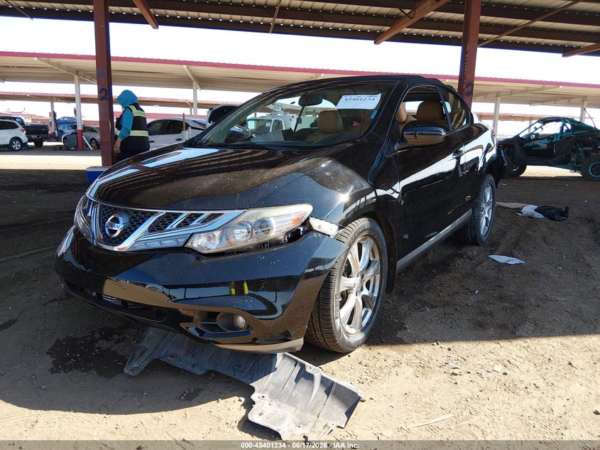 2014 Nissan Murano VIN JN8AZ1FY9EW302487 IAAI salvage auction — RIGHT FRONT, Salvage (Arizona), sold $1,100 on 2026-07-07 (photo 2)