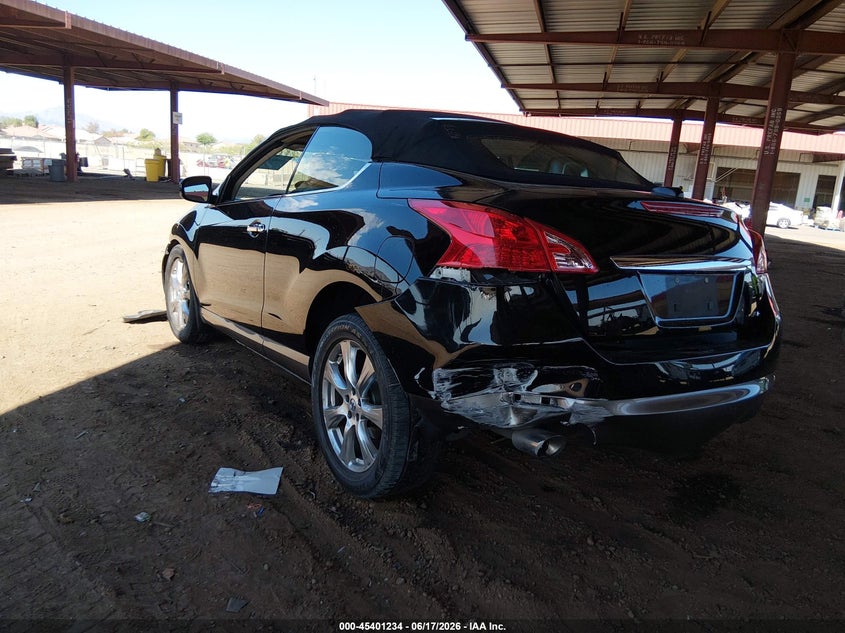 2014 Nissan Murano VIN JN8AZ1FY9EW302487 IAAI salvage auction — RIGHT FRONT, Salvage (Arizona), sold $1,100 on 2026-07-07 (photo 3)