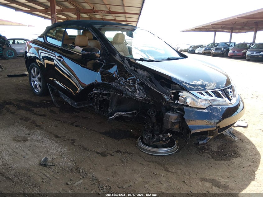 2014 Nissan Murano VIN JN8AZ1FY9EW302487 IAAI salvage auction — RIGHT FRONT, Salvage (Arizona), sold $1,100 on 2026-07-07 (photo 6)