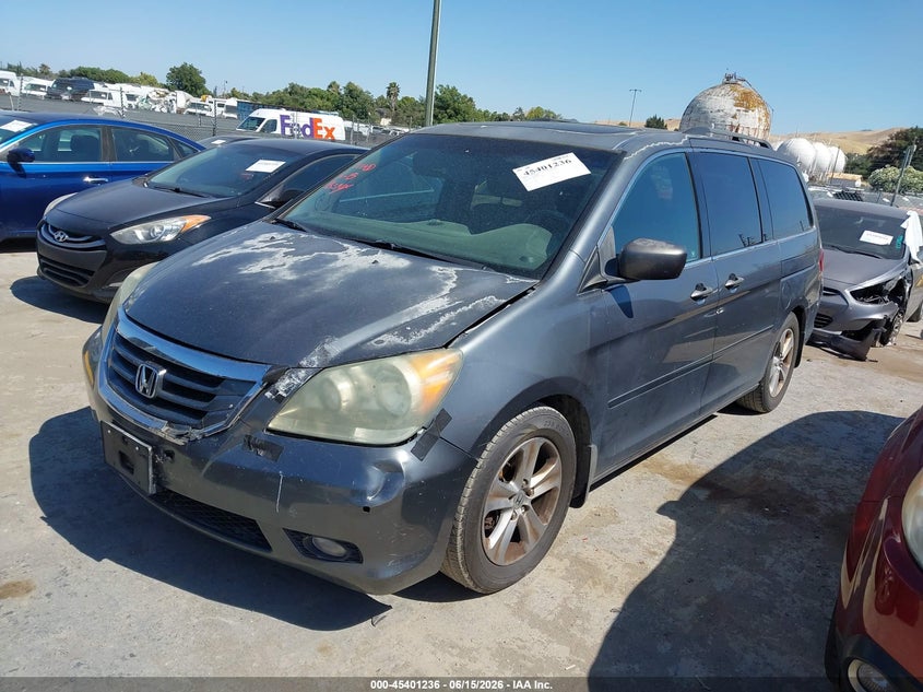 2010 Honda Odyssey VIN 5FNRL3H92AB063946 IAAI salvage auction — NORMAL WEAR, Clear - Dealer Only (California), sold $675 on 2026-07-09 (photo 2)