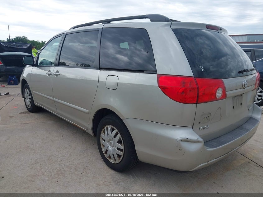 2008 Toyota Sienna VIN 5TDZK23C38S154326 IAAI salvage auction — NORMAL WEAR, Clear (Missouri), sold $350 on 2026-07-07 (photo 3)