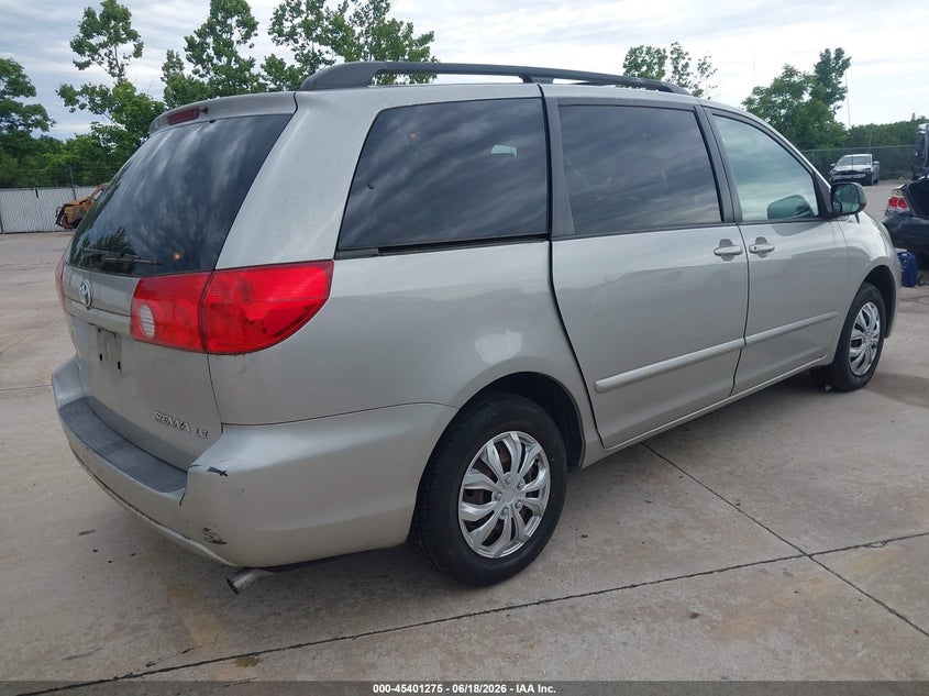 2008 Toyota Sienna VIN 5TDZK23C38S154326 IAAI salvage auction — NORMAL WEAR, Clear (Missouri), sold $350 on 2026-07-07 (photo 4)
