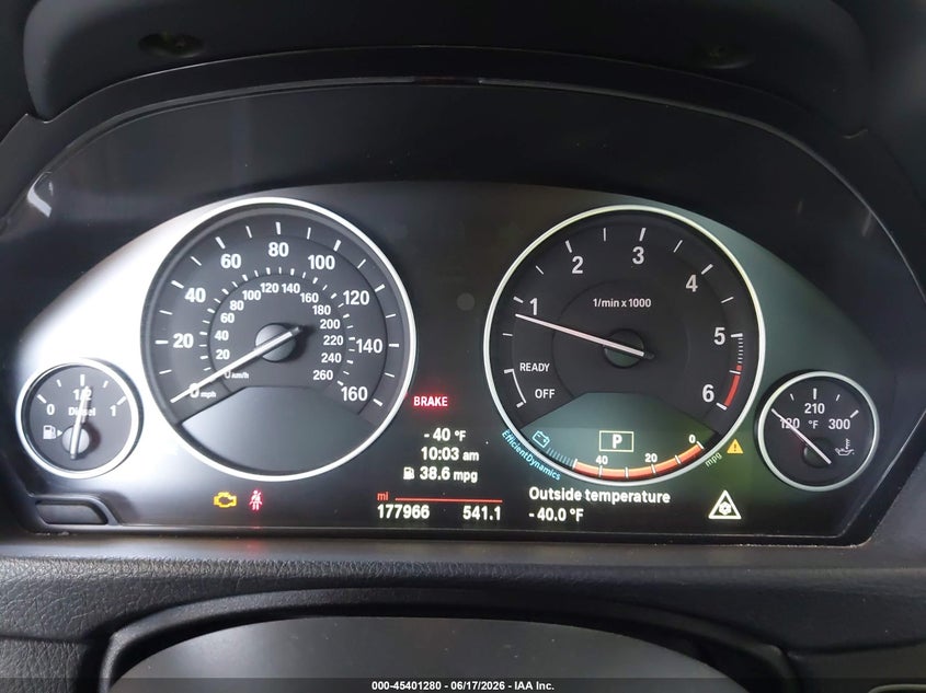 2014 BMW 3er VIN WBA3D3C52EK155930 IAAI salvage auction — LEFT SIDE, Salvage (California), sold $950 on 2026-07-14 (photo 7)