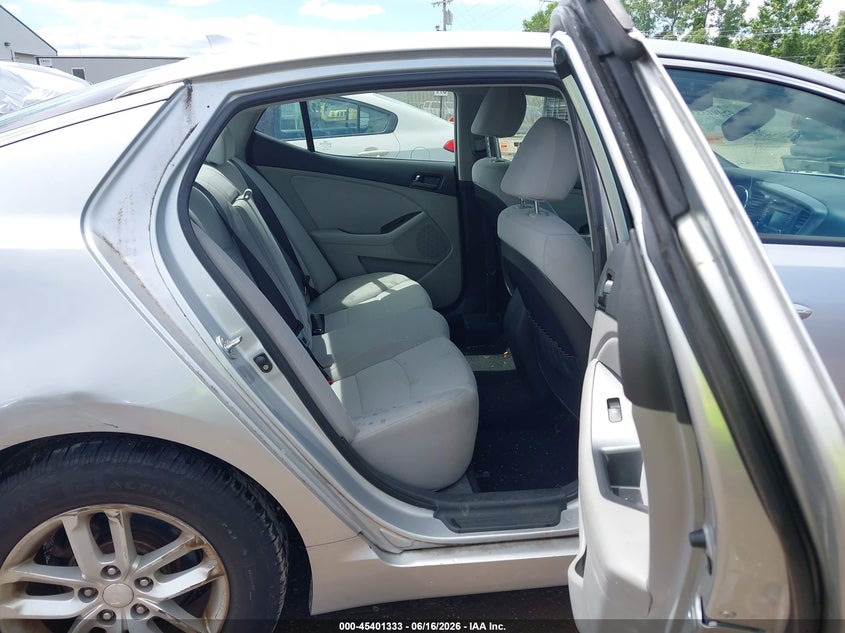 2013 Kia Optima VIN KNAGM4A70D5437685 IAAI salvage auction — THEFT, Salvage Title, sold $850 on 2026-07-16 (photo 8)