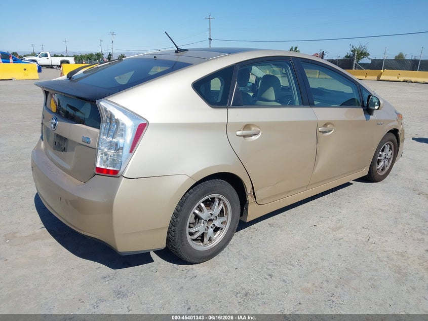 2010 Toyota Prius VIN JTDKN3DU1A1010900 IAAI salvage auction — NORMAL WEAR, Clear - Dealer Only (California), sold $1,200 on 2026-07-09 (photo 4)
