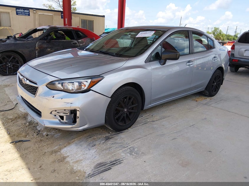 2019 Subaru Impreza VIN 4S3GKAA6XK3627307 IAAI salvage auction — FRONT END, Rebuildable (Florida), sold $875 on 2026-07-09 (photo 2)