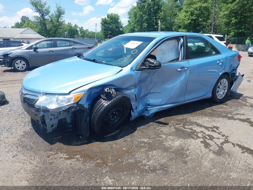 2012 Toyota Camry VIN 4T4BF1FK9CR198808 IAAI salvage auction — SIDE, Salvage Title, sold $1,100 on 2026-08-01 (photo 2)