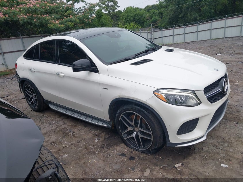 2016 Mercedes-benz Amg gle coupe VIN 4JGED6EB4GA043313 IAAI salvage auction — REAR END, Salvage (Georgia), sold $14,400 on 2026-07-29 (photo 1)