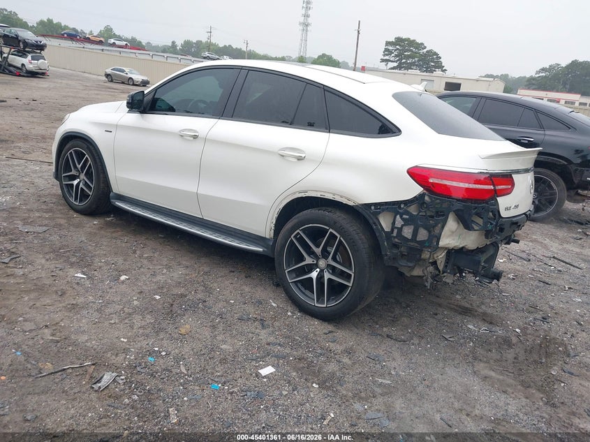 2016 Mercedes-benz Amg gle coupe VIN 4JGED6EB4GA043313 IAAI salvage auction — REAR END, Salvage (Georgia), sold $14,400 on 2026-07-29 (photo 3)