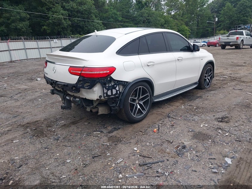 2016 Mercedes-benz Amg gle coupe VIN 4JGED6EB4GA043313 IAAI salvage auction — REAR END, Salvage (Georgia), sold $14,400 on 2026-07-29 (photo 4)