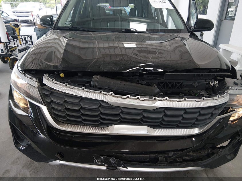 2021 Kia Seltos VIN KNDEPCAA4M7211547 IAAI salvage auction — FRONT END, Salvage Title, sold $2,100 on 2026-07-22 (photo 6)