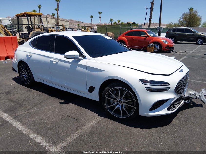 2025 Genesis G70 VIN KMTG34SC0SU145833 — IAAI salvage auction photo