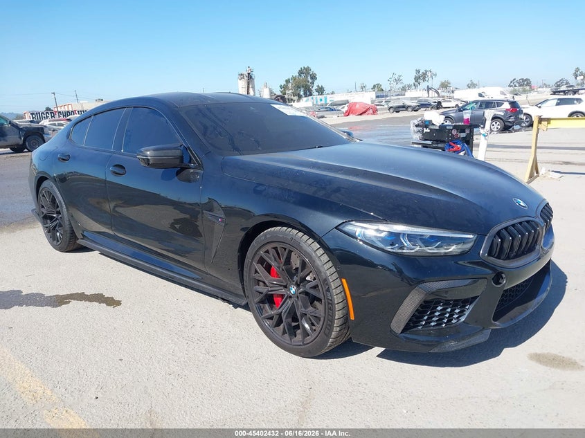 2022 BMW M8 VIN WBSGV0C03NCH33883 IAAI salvage auction — FRONT END, Salvage (California), sold $42,250 on 2026-07-15 (photo 1)