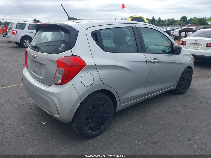 2017 Chevrolet Spark VIN KL8CB6SA3HC771507 IAAI salvage auction — NORMAL WEAR, Clear-Dealer Only (Oregon), sold $500 on 2026-07-09 (photo 4)