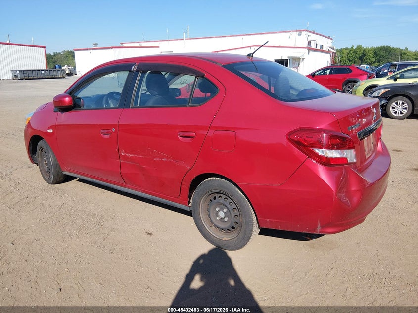 2019 Mitsubishi Mirage VIN ML32F3FJ4KHF11987 IAAI salvage auction — NORMAL WEAR, Salvage Title, sold $1,750 on 2026-07-15 (photo 3)