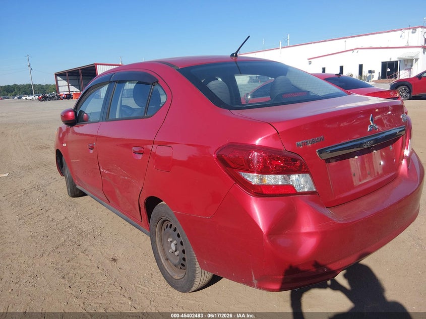 2019 Mitsubishi Mirage VIN ML32F3FJ4KHF11987 IAAI salvage auction — NORMAL WEAR, Salvage Title, sold $1,750 on 2026-07-15 (photo 6)