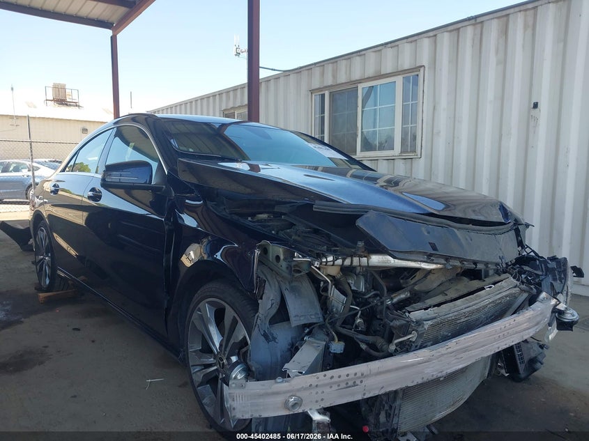 2018 Mercedes-benz Cla-klasse VIN WDDSJ4EB8JN690629 IAAI salvage auction — FRONT END, Salvage Title, sold $850 on 2026-08-18 (photo 1)
