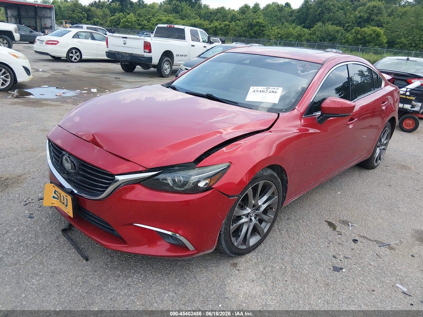 2017 Mazda 6 VIN JM1GL1X53H1116084 IAAI salvage auction — FRONT & REAR, Salvage (Louisiana), sold $1,800 on 2026-07-14 (photo 2)