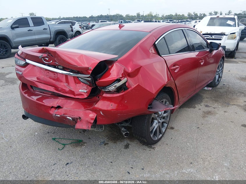 2017 Mazda 6 VIN JM1GL1X53H1116084 IAAI salvage auction — FRONT & REAR, Salvage (Louisiana), sold $1,800 on 2026-07-14 (photo 4)