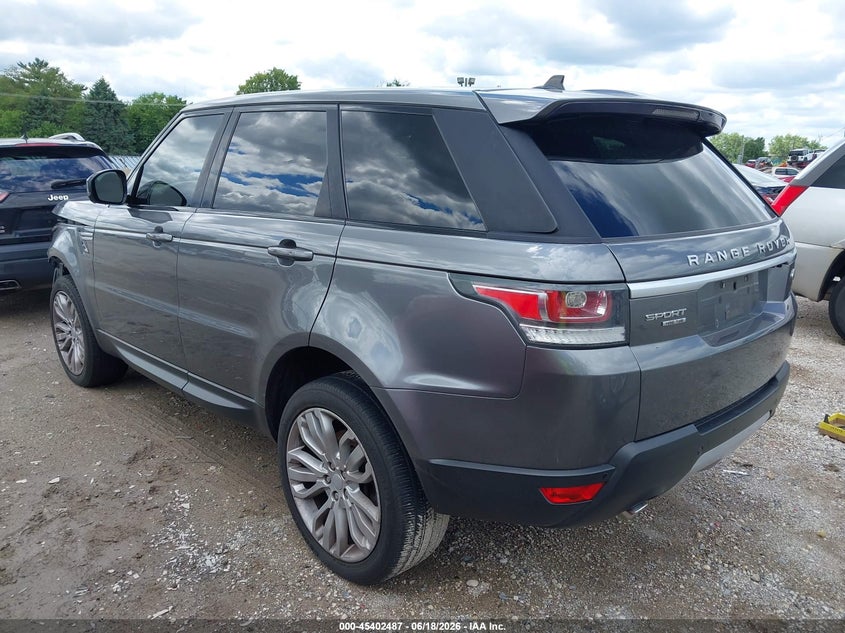2016 Land rover Range rover sport VIN SALWR2KF2GA545045 IAAI salvage auction — FRONT END, Salvage (Illinois), sold $4,400 on 2026-08-23 (photo 3)