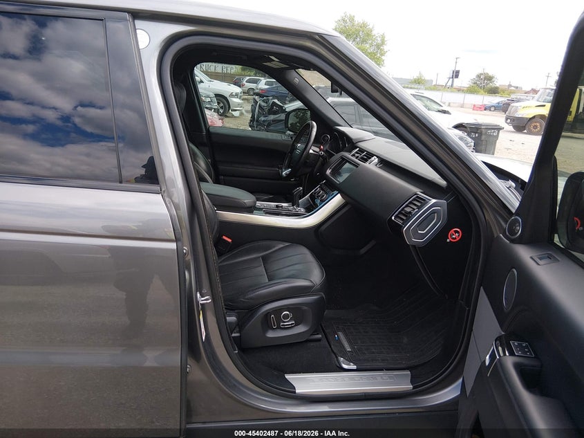2016 Land rover Range rover sport VIN SALWR2KF2GA545045 IAAI salvage auction — FRONT END, Salvage (Illinois), sold $4,400 on 2026-08-23 (photo 5)