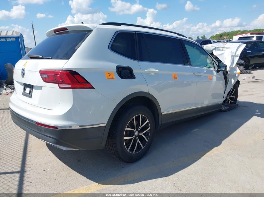2021 Volkswagen Tiguan VIN 3VV3B7AX2MM045330 IAAI salvage auction — FRONT END, Wait Title, sold $900 on 2026-09-03 (photo 4)