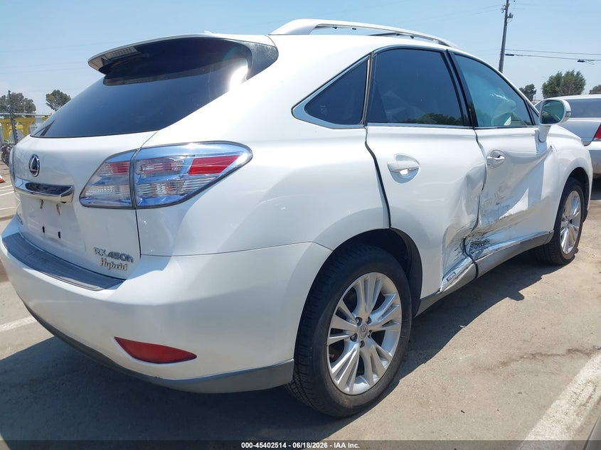 2012 Lexus Rx VIN JTJBC1BA6C2425367 IAAI salvage auction — NORMAL WEAR, Salvage (California), sold $2,850 on 2026-07-07 (photo 4)