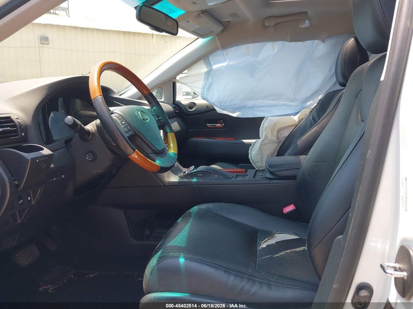 2012 Lexus Rx VIN JTJBC1BA6C2425367 IAAI salvage auction — NORMAL WEAR, Salvage (California), sold $2,850 on 2026-07-07 (photo 5)