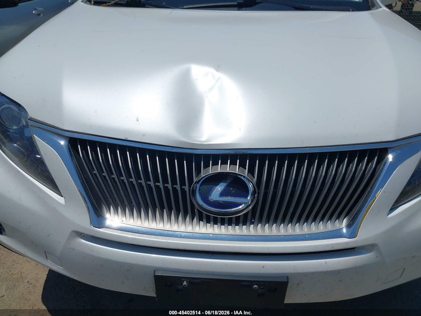 2012 Lexus Rx VIN JTJBC1BA6C2425367 IAAI salvage auction — NORMAL WEAR, Salvage (California), sold $2,850 on 2026-07-07 (photo 6)