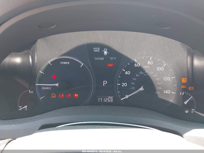 2012 Lexus Rx VIN JTJBC1BA6C2425367 IAAI salvage auction — NORMAL WEAR, Salvage (California), sold $2,850 on 2026-07-07 (photo 7)