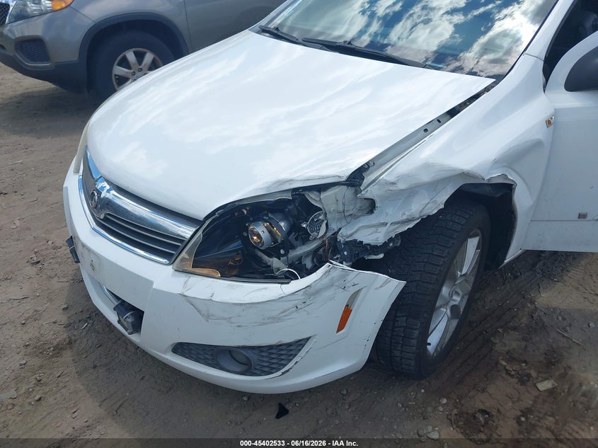 2008 Saturn Astra VIN W08AT271285098008 IAAI salvage auction — LEFT FRONT, Clear (Massachusetts), sold $175 on 2026-07-07 (photo 6)