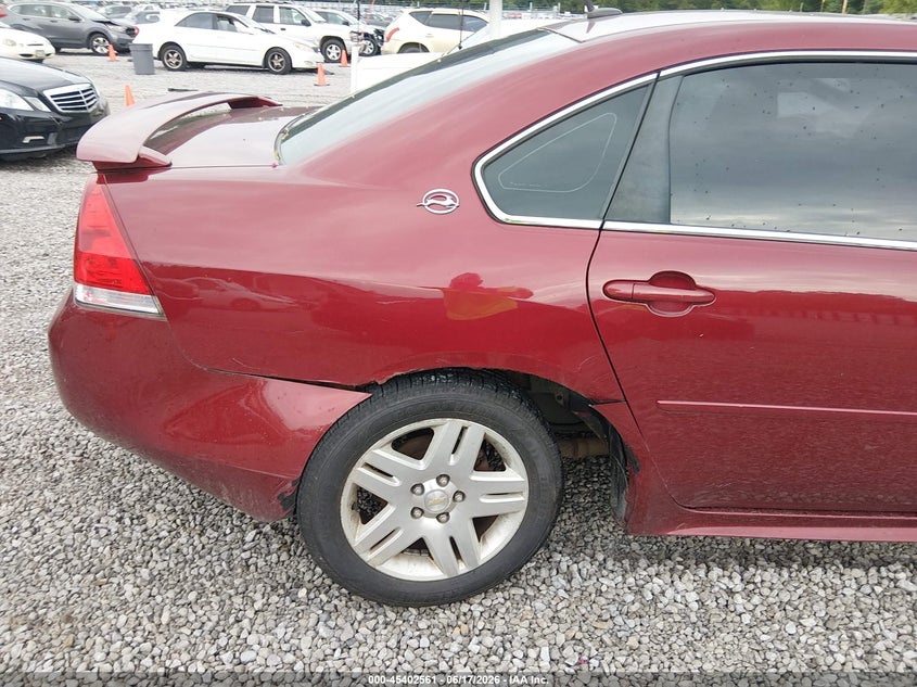 2009 Chevrolet Impala VIN 2G1WT57N091320686 IAAI salvage auction — RIGHT REAR, Salvage (Alabama), sold $150 on 2026-07-20 (photo 6)