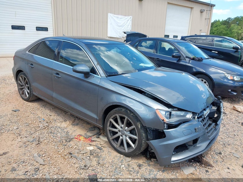 2015 Audi A3 VIN WAUACGFF9F1002412 IAAI salvage auction — FRONT & REAR, Salvage (North Carolina), sold $400 on 2026-07-27 (photo 1)