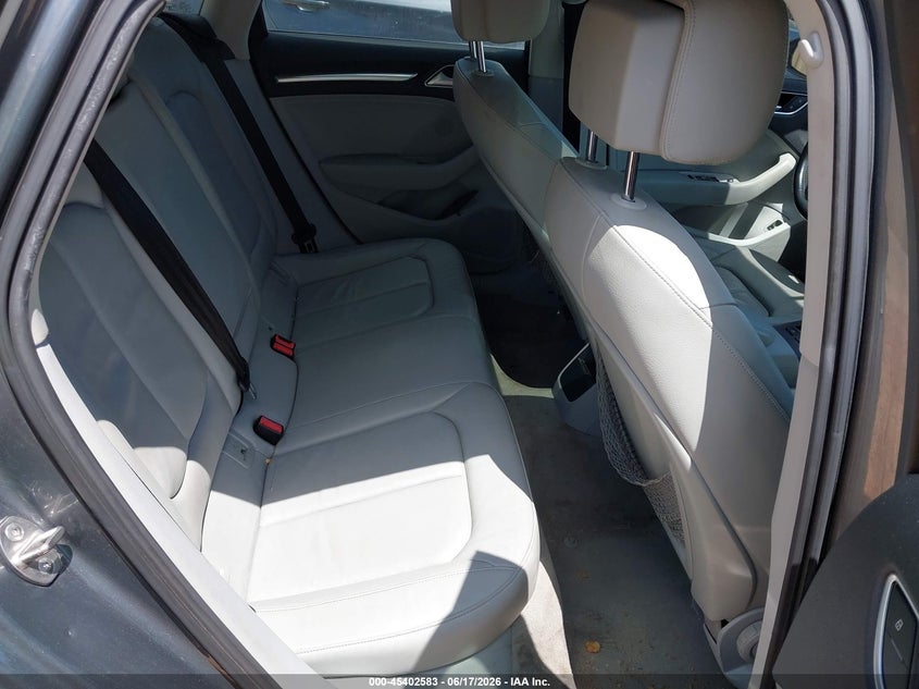 2015 Audi A3 VIN WAUACGFF9F1002412 IAAI salvage auction — FRONT & REAR, Salvage (North Carolina), sold $400 on 2026-07-27 (photo 8)