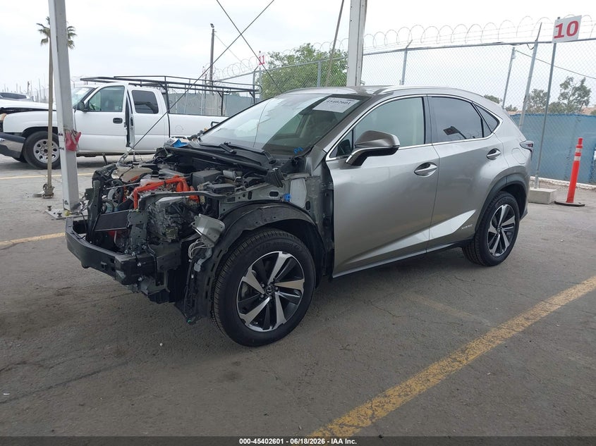 2020 Lexus Nx VIN JTJGJRDZ1L5006029 IAAI salvage auction — FRONT END, Salvage (California), sold $14,050 on 2026-07-08 (photo 2)