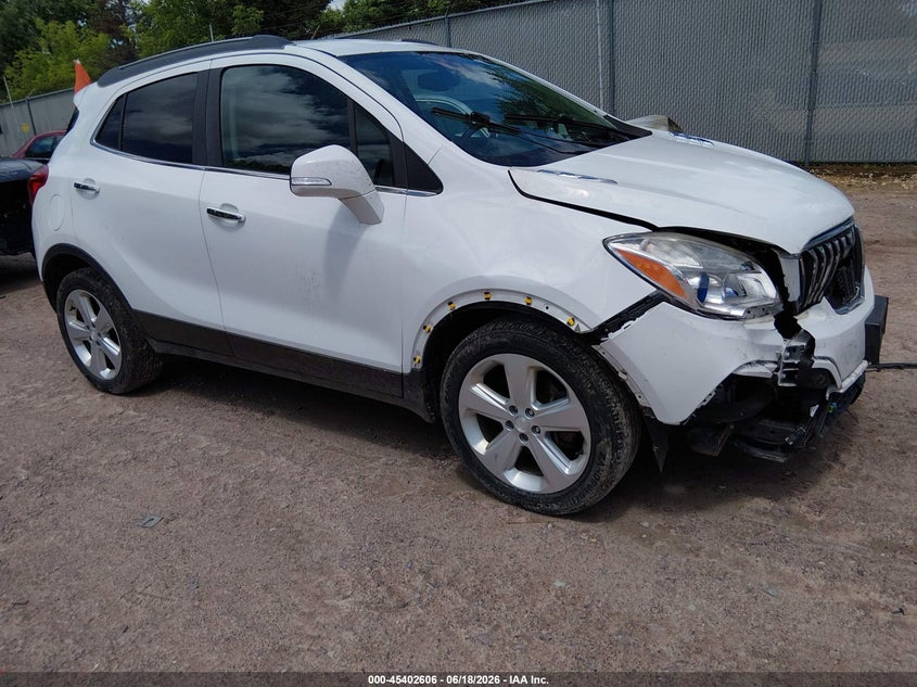 2016 Buick Encore VIN KL4CJASB8GB629447 IAAI salvage auction — FRONT END, Wait Title, sold $250 on 2026-08-26 (photo 1)